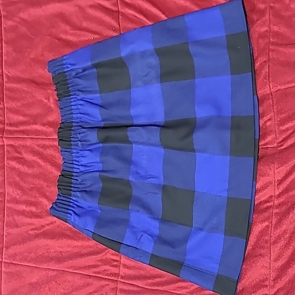 [NWT] J. CREW Women's Blue Plaid Pencil Skirt Size 8